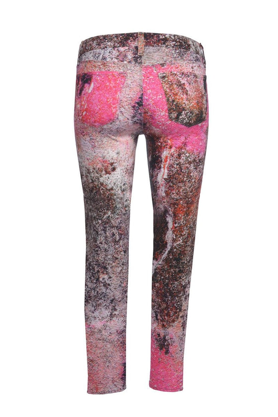 Bedruckte Skinny Leg Jeans - MyMint-shop.com