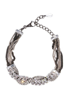  Halskette mit Kristallsteinen - MyMint-shop.com