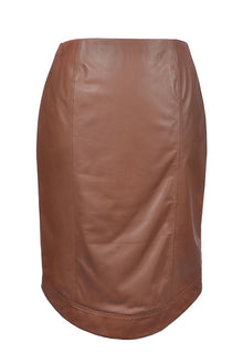  Pencil Skirt aus Lammleder - MyMint-shop.com