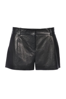  Short aus schwarzem Leder - MyMint-shop.com