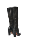 Stretch-Lederstiefel