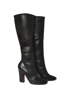  Stretch-Lederstiefel