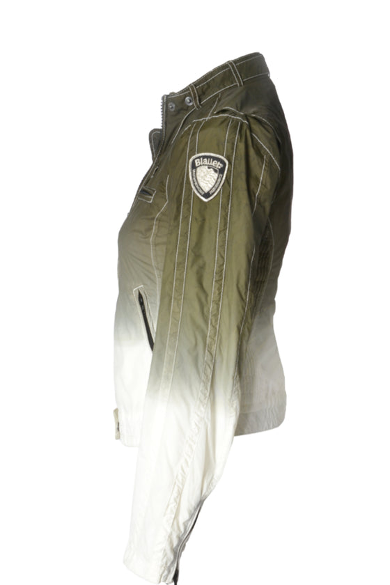 Blauer Windjacke