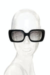 Rechteckige Sonnenbrille