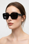 Rechteckige Sonnenbrille