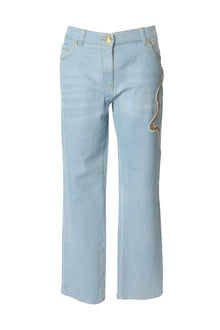  Bestickte Jeans
