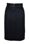 Satin Pencil Skirt