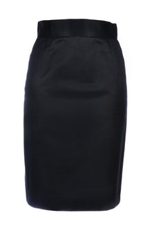  Satin Pencil Skirt