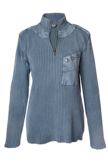  Pullover mit Stehkragen