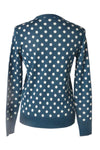 Polka Dot Seidenpullover