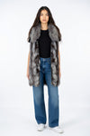 Gilet aus Kaninchenfell
