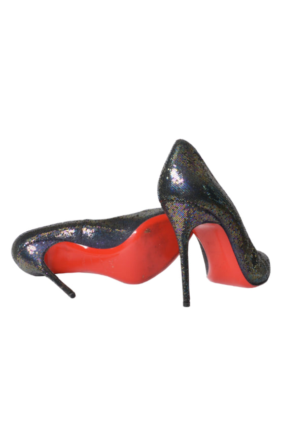 Schillernde Pumps