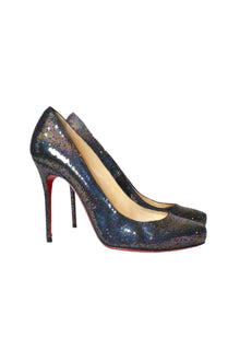  Schillernde Pumps