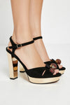 "Cherry" Plateau Sandaletten