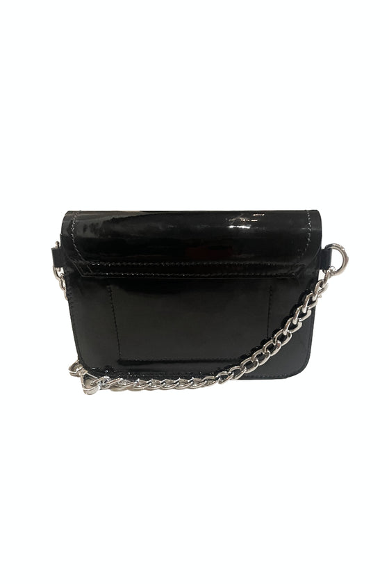 Lackleder-Tasche