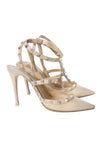 Rockstud Ankle Strap Pumps