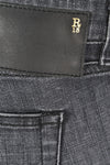 Alisons Jeans mit Leder-Details - MyMint-shop.com