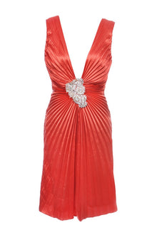  Besticktes Plissee Dress - MyMint-shop.com
