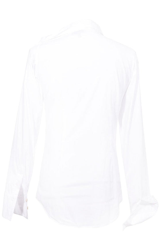 Bluse mit drapierten Ausschnitt - MyMint-shop.com