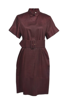  Blusenkleid mit breitem Gürtel - MyMint-shop.com