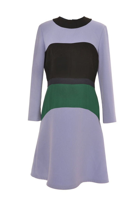 Colorblock Kleid - MyMint-shop.com