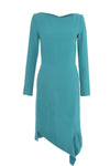 Kleid aus Crêpe mit Volants - MyMint-shop.com