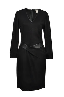  Kleid mit Lederdetails - MyMint-shop.com
