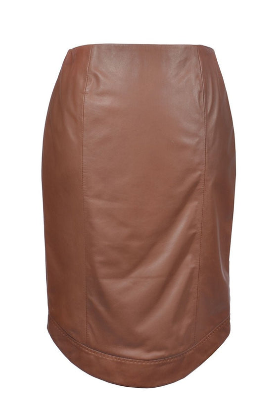 Pencil Skirt aus Lammleder - MyMint-shop.com