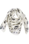 Skull-printed Seidentuch - MyMint-shop.com