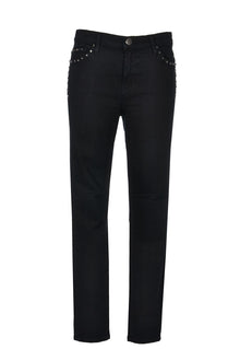  Straight Leg Jeans mit Nieten - MyMint-shop.com