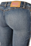 Straight-Leg Nieten Jeans - MyMint-shop.com