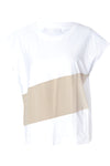 T-Shirt mit Seiden-Einsatz - MyMint-shop.com