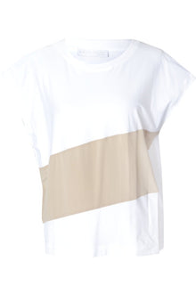  T-Shirt mit Seiden-Einsatz - MyMint-shop.com