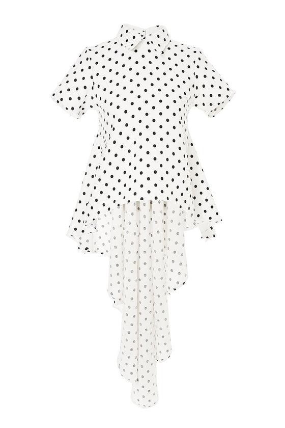 Twist Turn Polkadot Dress - MyMint-shop.com