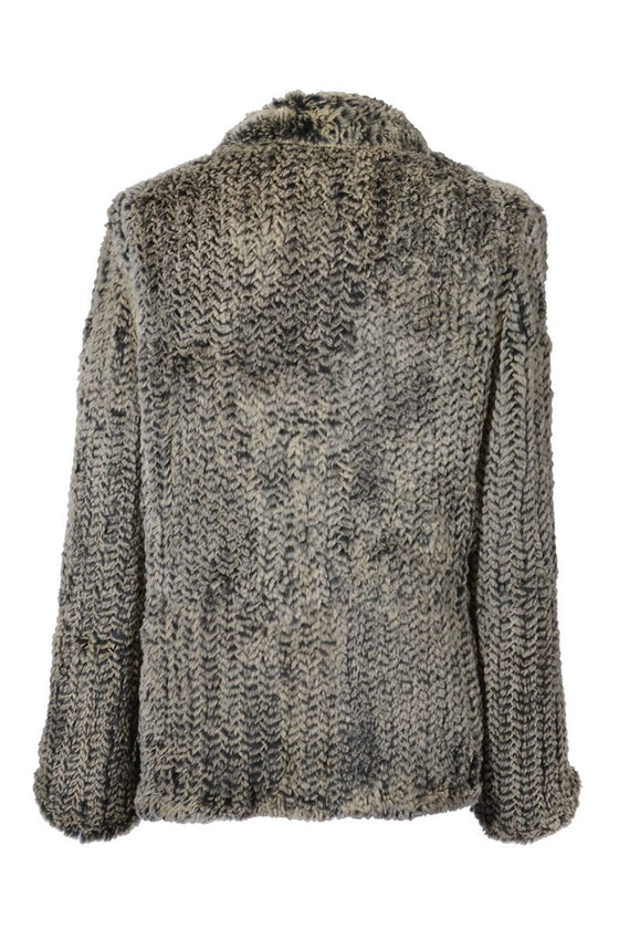 Vintage gestrickte Pelzjacke - MyMint-shop.com